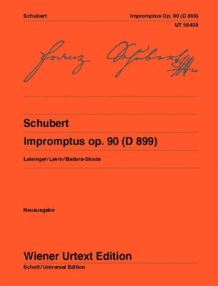Book cover for Impromptus Op. 90 D 899