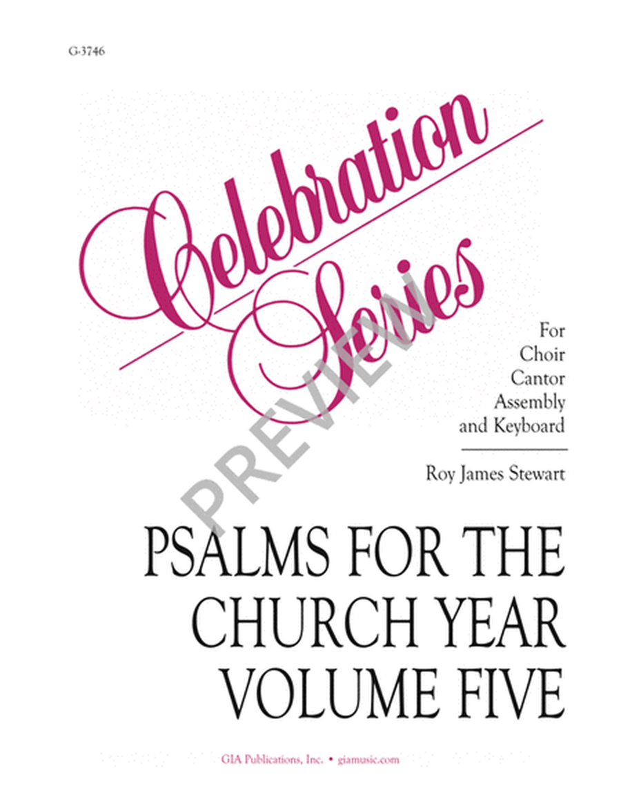 Psalms for the Church Year - Volume 5, Spiral edition