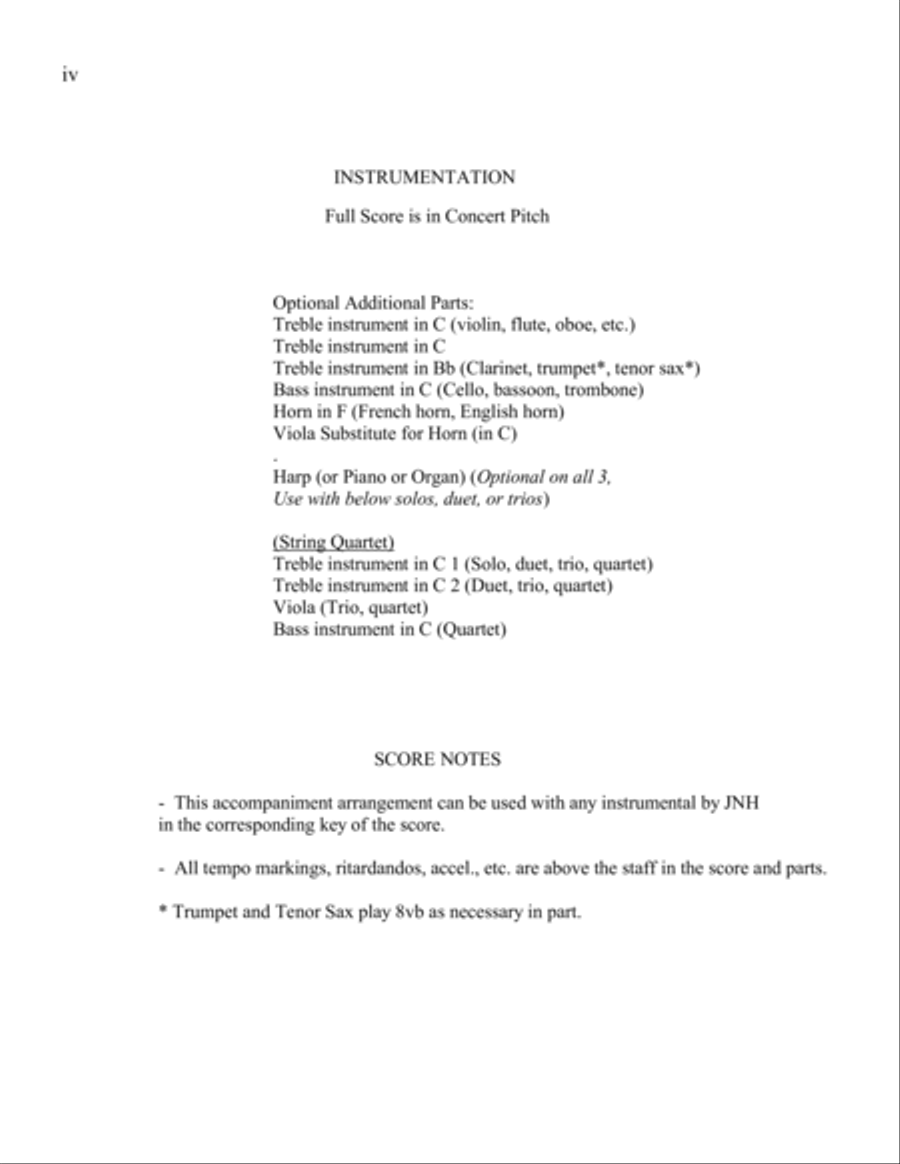 An Adagio Suite, in Three Movements for Small Ensembles, (String Quartet or Various Combinations) Small Ensemble scores gallery preview page 4