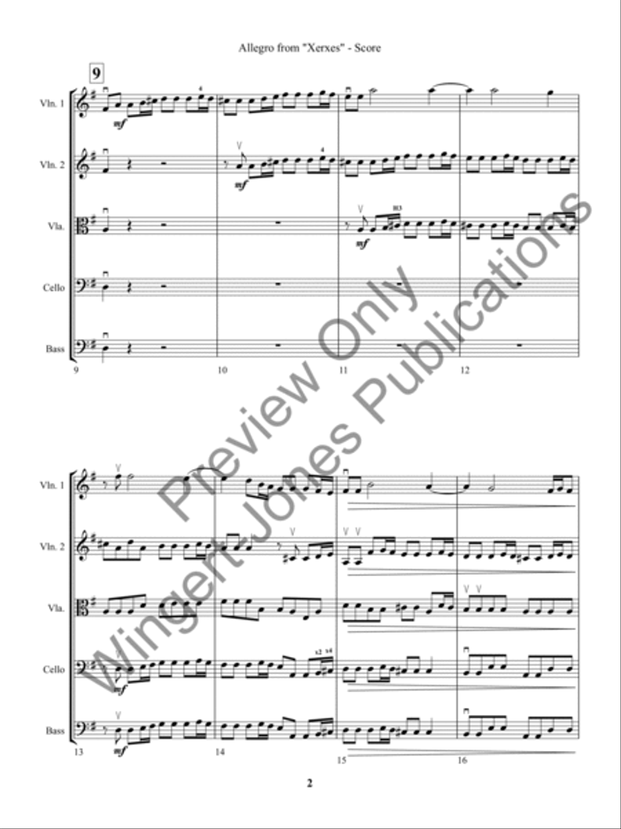 Allegro Festivo (Score) String Orchestra scores gallery preview page 5