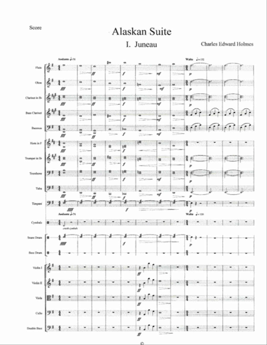 Alaskan Suite-Full Orchestra Set Full Orchestra scores gallery preview page 2