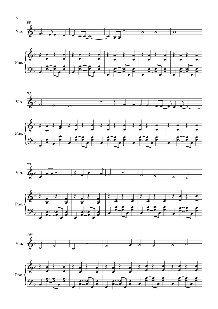 From Now On Violin Solo scores gallery preview page 6