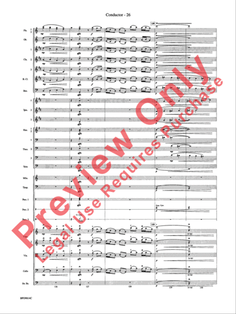 Into the Storm Full Orchestra scores gallery preview page 29