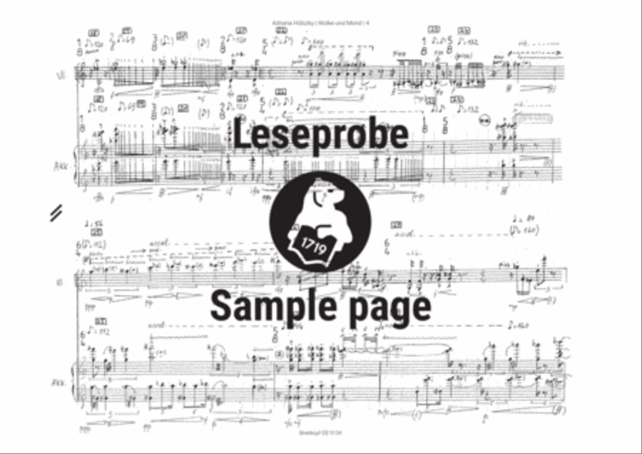 Wolke und Mond Accordion scores gallery preview page 5