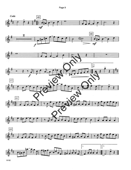 Popular American Songs, Volume 1 - 1st Bb Trumpet