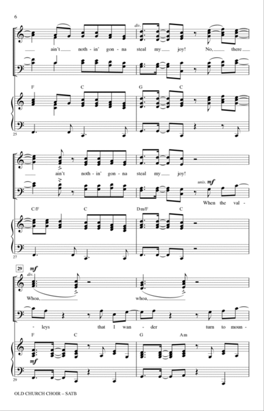 Old Church Choir (arr. Michael Barrett) 4-Part scores gallery preview page 5