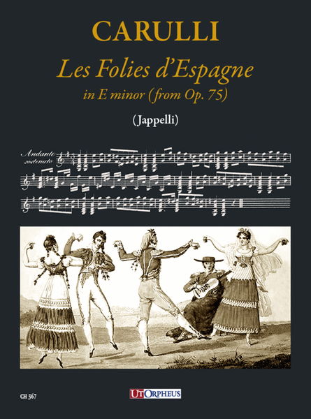 Les Folies d’Espagne in E minor (from Op. 75) for Guitar