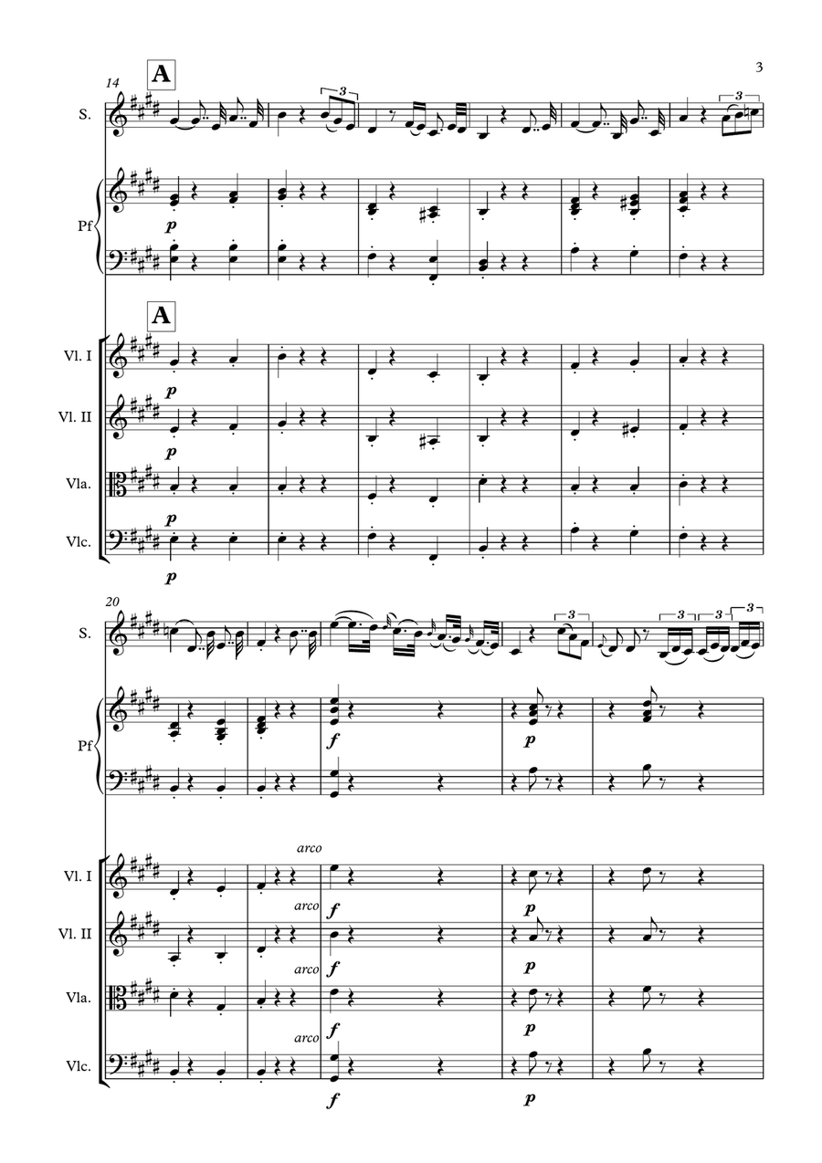 Una voce poco fa - transcribed for String Quartet