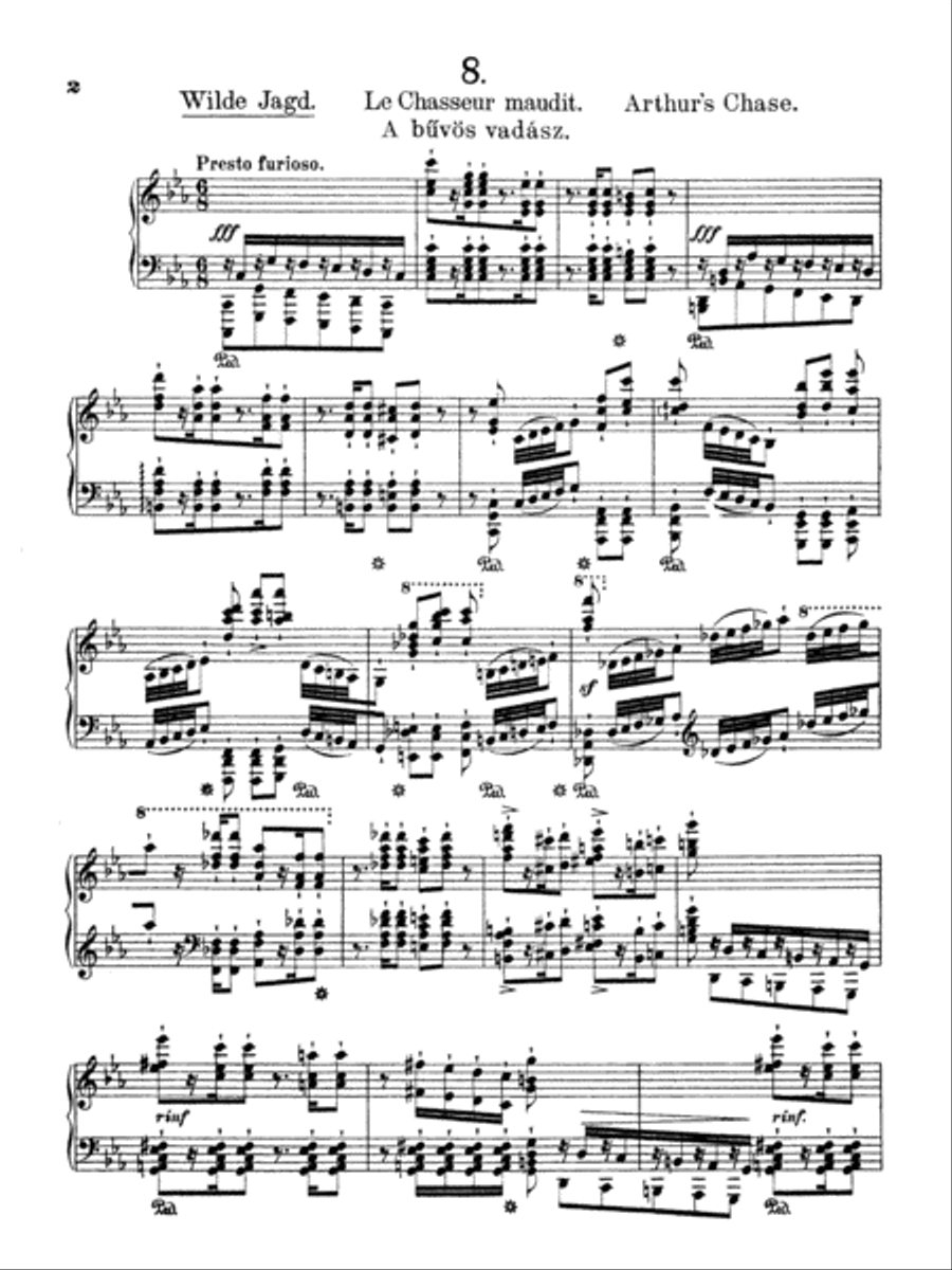 Liszt: Transcendental Etudes (Volume II) Piano Method scores gallery preview page 1