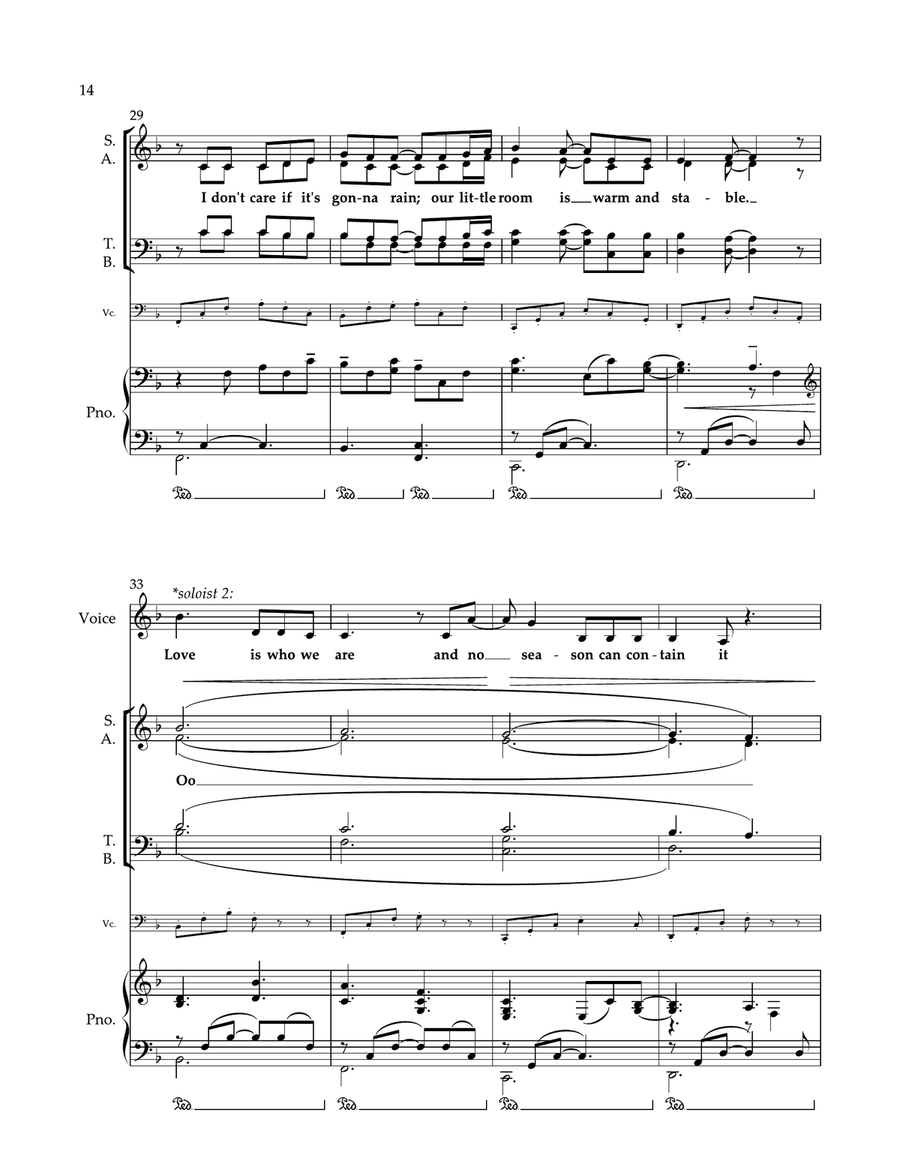 Love Is Christmas Divisi scores gallery preview page 4