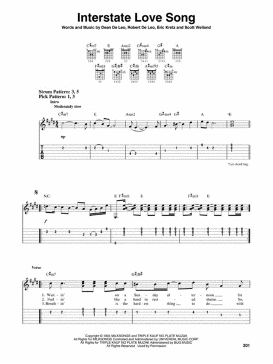 VH1's 100 Greatest Hard Rock Songs Guitar Tablature scores gallery preview page 10