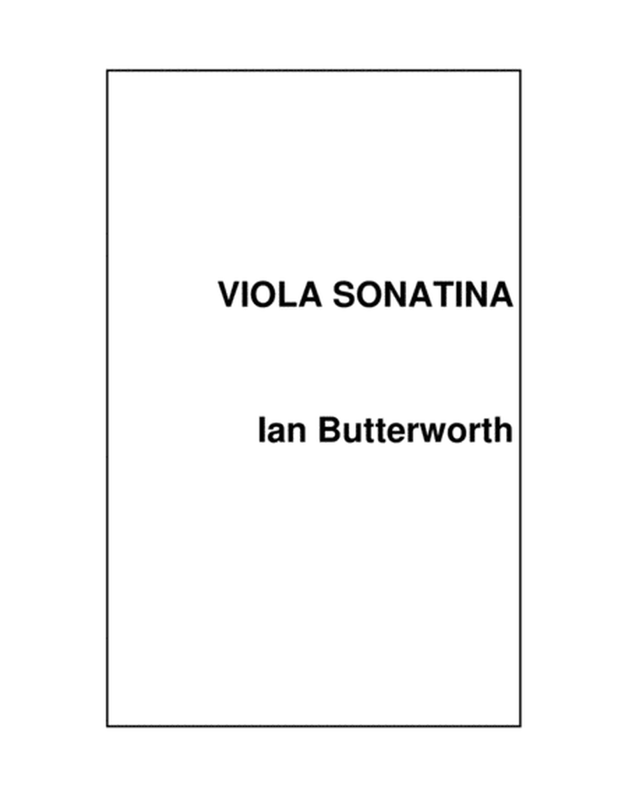 IAN BUTTERWORTH Viola Sonatine image number null