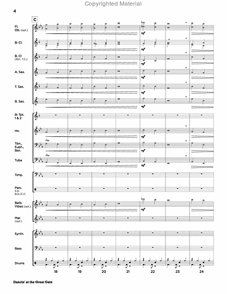 Dancin' at the Great Gate (score & parts) image number null
