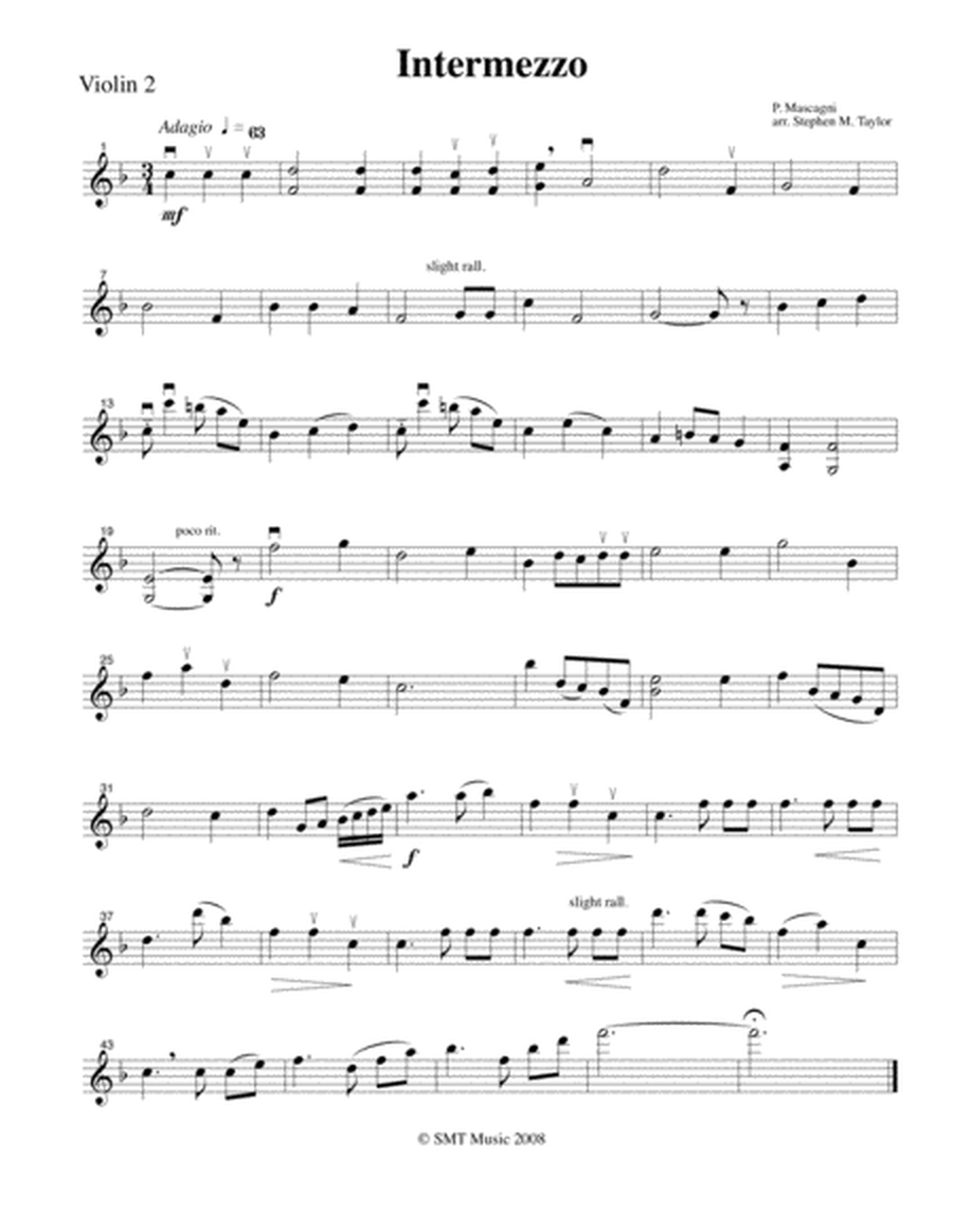 Intermezzo Mascagni (String Quartet) image number null