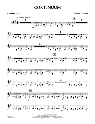 Continuum - Bb Bass Clarinet