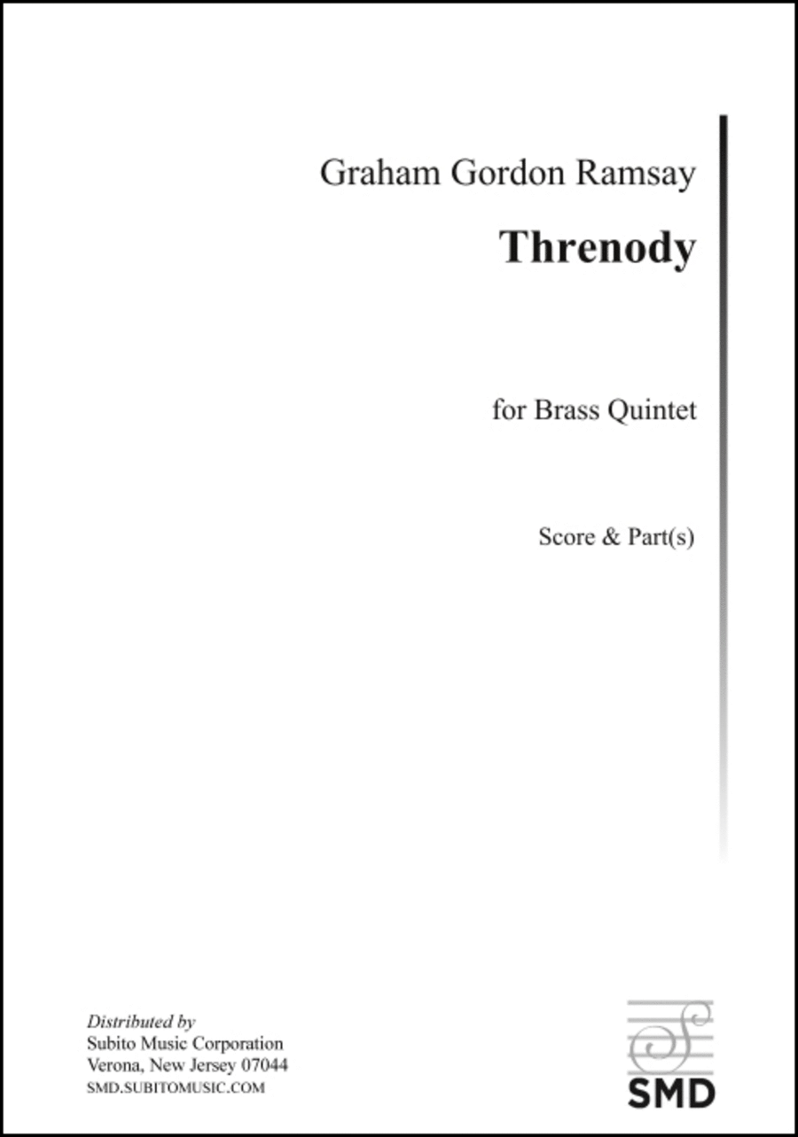Threnody Brass Quintet scores gallery preview page 1