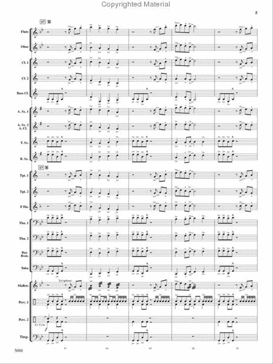 Stone Mountain Fantasy Concert Band scores gallery preview page 5