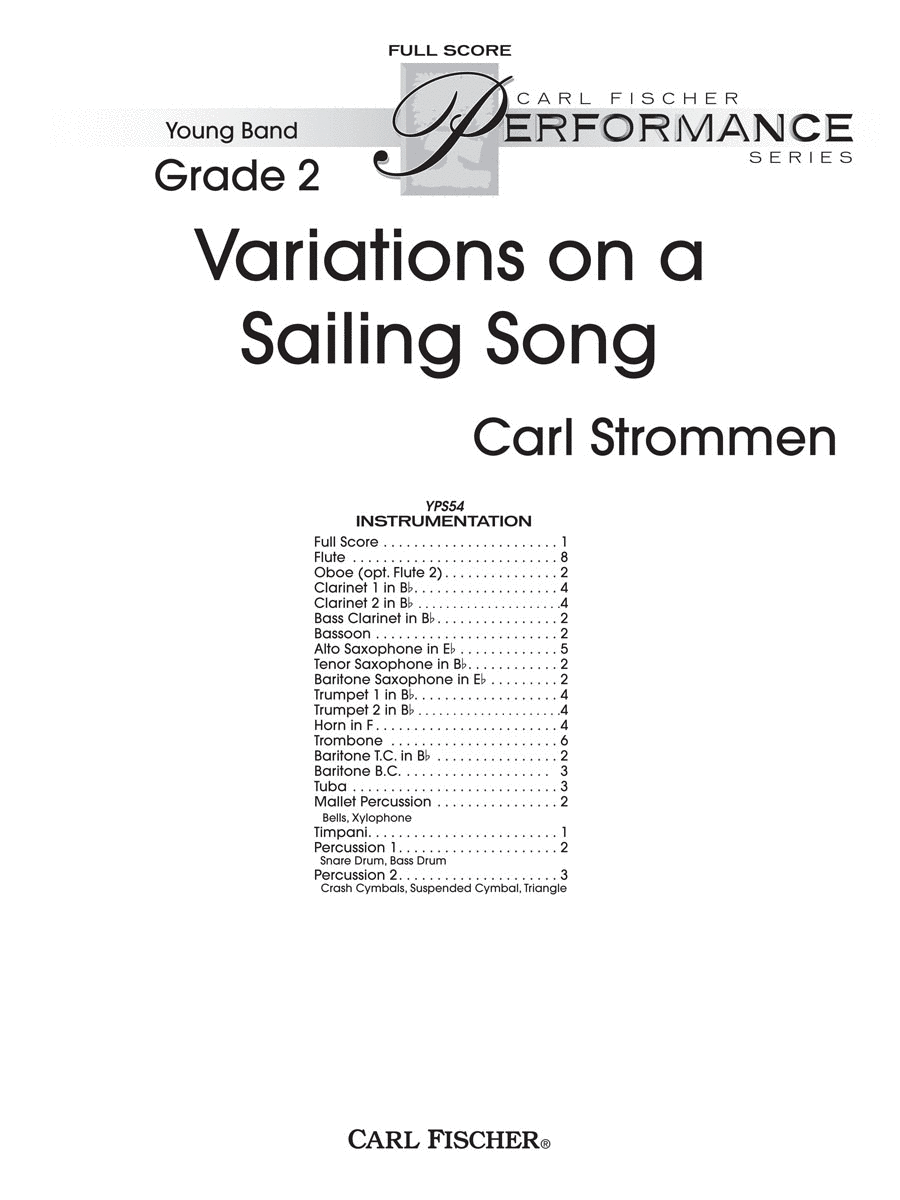 Variations On A Sailing Song
