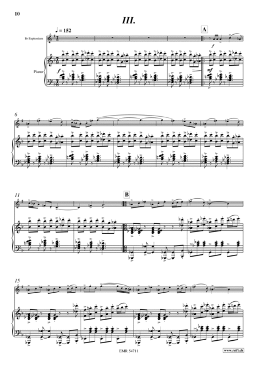 Concertino Euphonium scores gallery preview page 8
