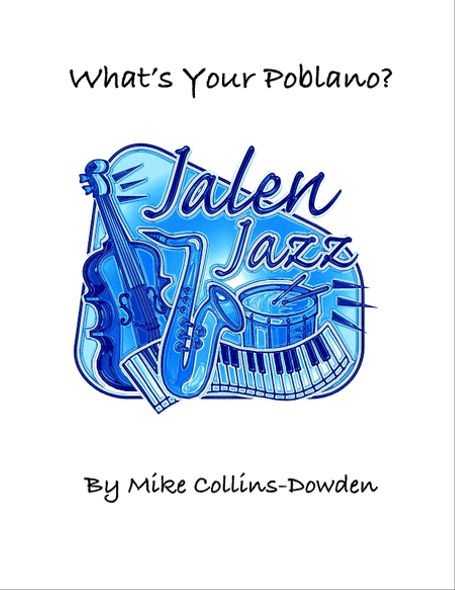 What's Your Poblano? Jazz Ensemble scores gallery preview page 1