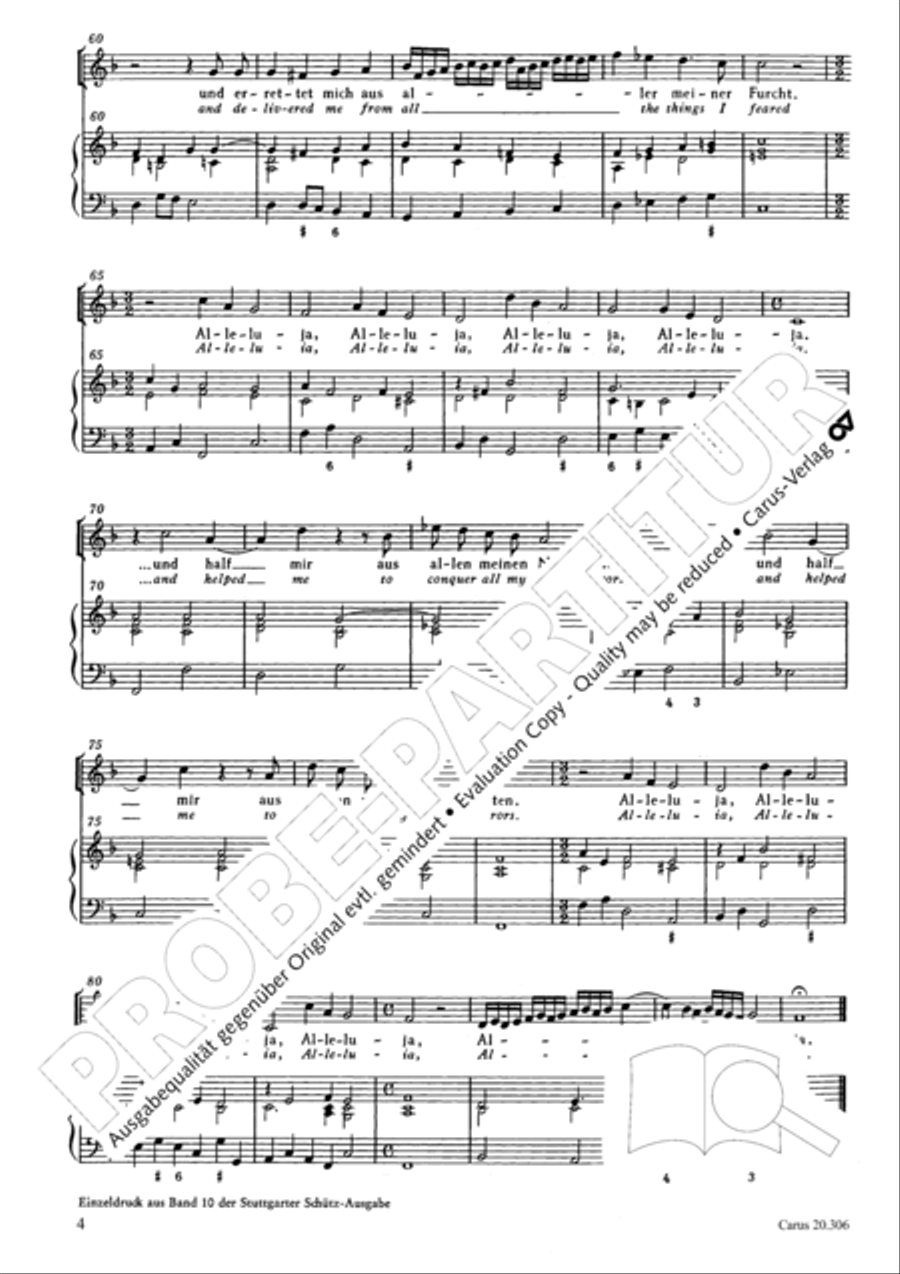 I will praise god the Lord at ev'ry time Soprano Voice scores gallery preview page 5