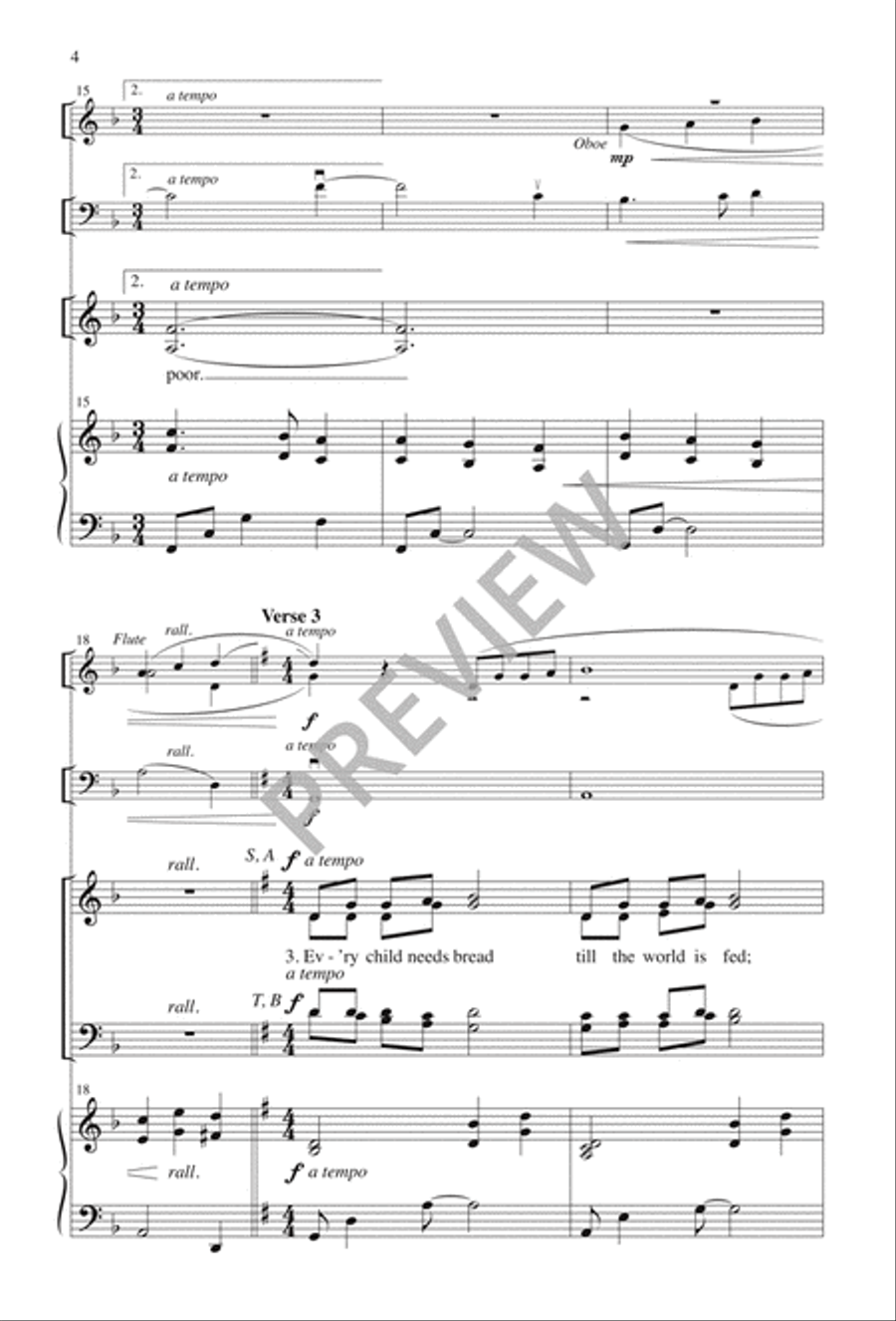 Child of Joy and Peace Child of Joy and Peace 4-Part scores gallery preview page 4