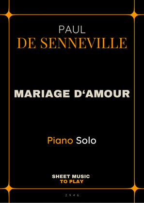 Book cover for Mariage D'amour