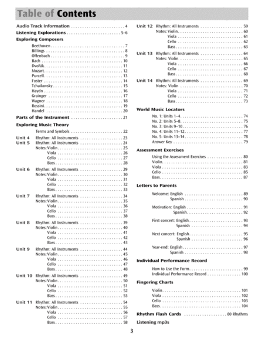 String Explorer, Book 1 Chamber Orchestra scores gallery preview page 3