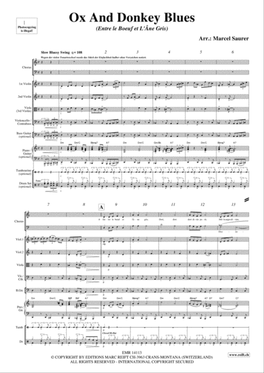 Ox And Donkey Blues Ox And Donkey Blues Choir scores gallery preview page 4