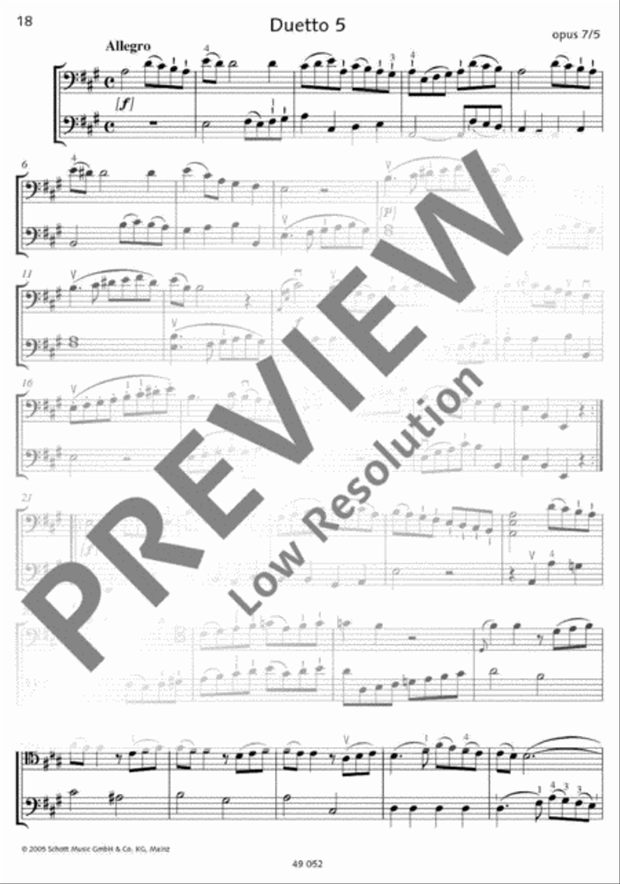 6 Easy Duets String Duet scores gallery preview page 19