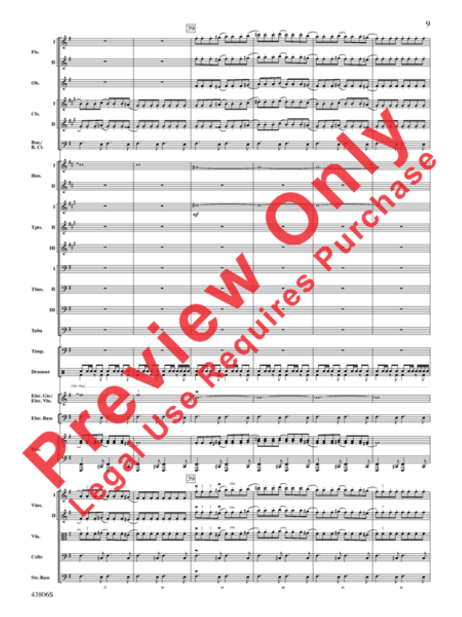 A Mad Russian's Christmas Full Orchestra scores gallery preview page 37