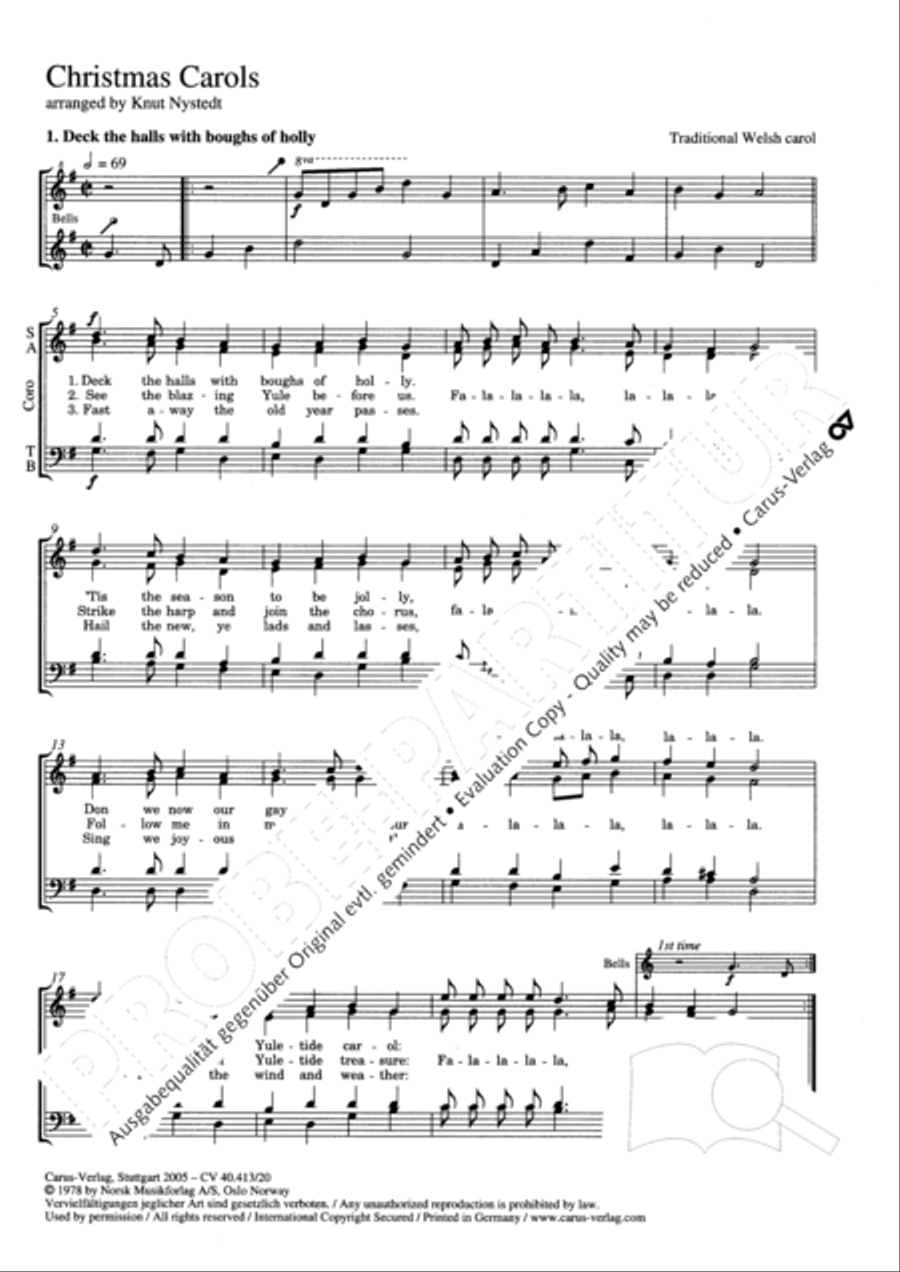 Nystedt: Christmas Carols Score scores gallery preview page 2