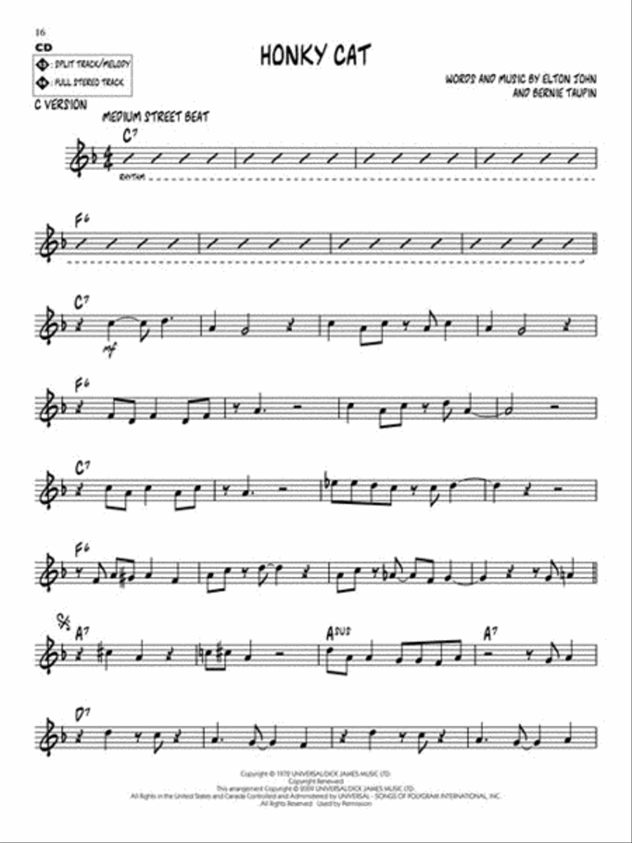Elton John C Instrument scores gallery preview page 6