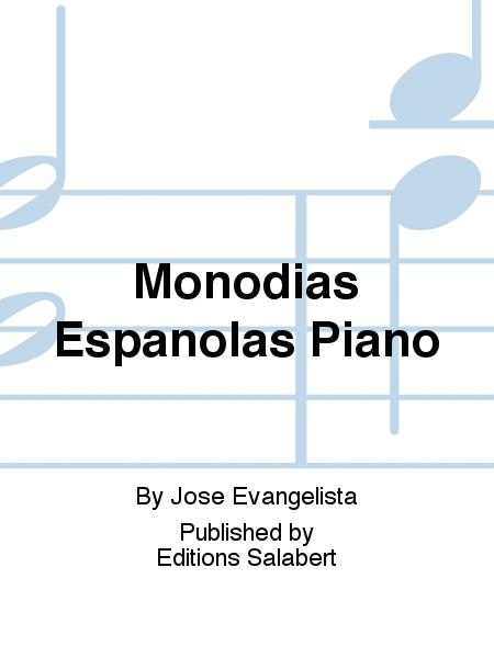 Monodias Espanolas Piano