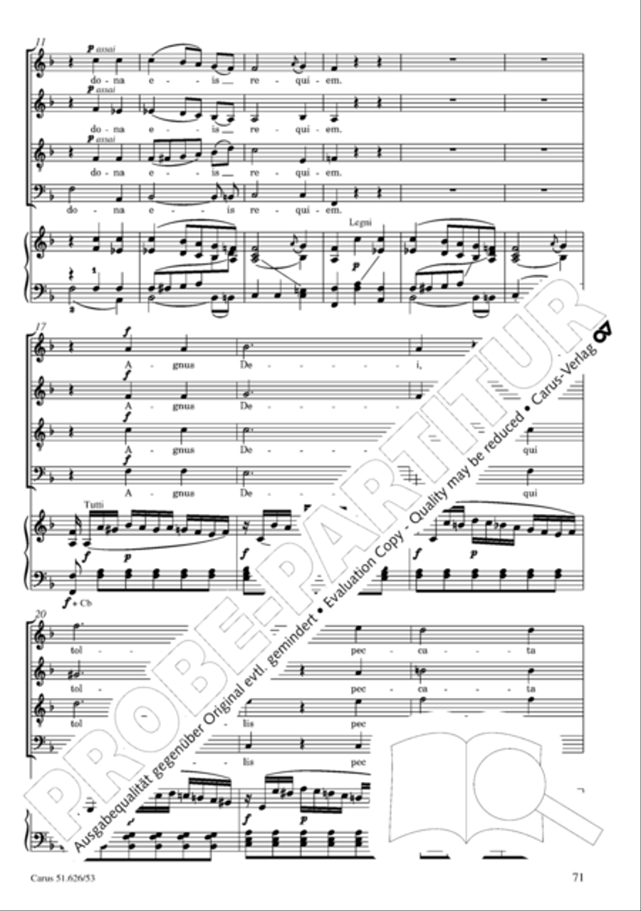 Requiem 4-Part scores gallery preview page 78