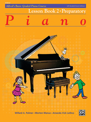 Book cover for Alfred's Basic Graded Piano Course, Lesson