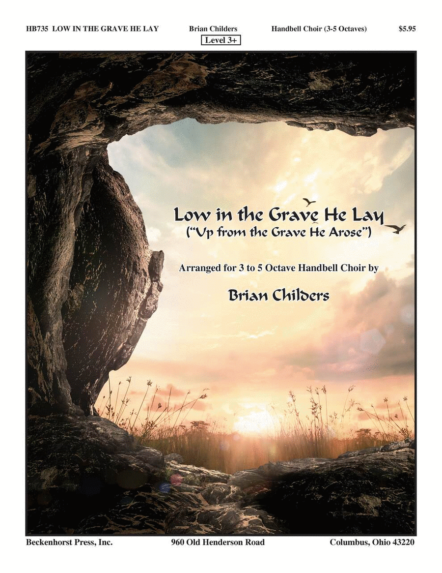 Low in the Grave He Lay (Up from the Grave He Arose) 5-Octaves scores gallery preview page 1