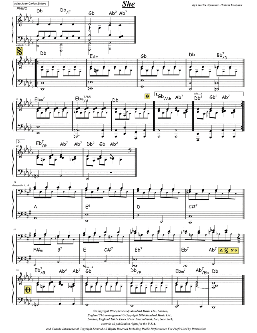 She Bass Voice scores gallery preview page 1
