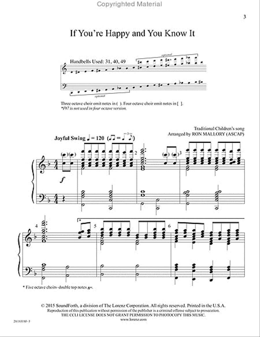 If You're Happy and You Know It 5-Octaves scores gallery preview page 2