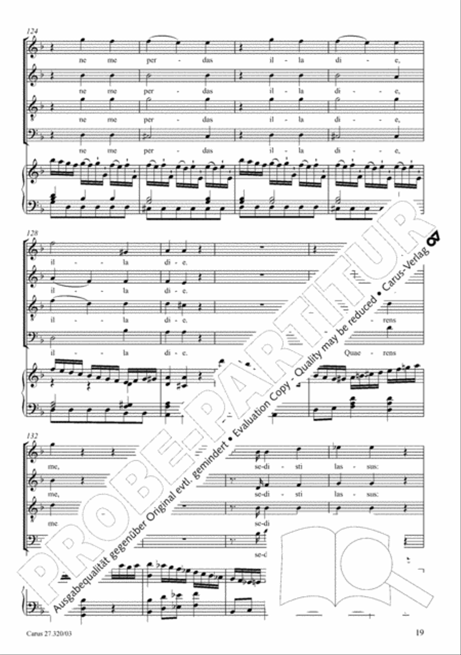 Requiem in D minor 4-Part scores gallery preview page 20