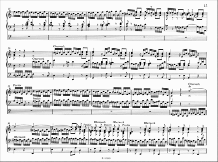 Sämtliche Orgelwerke III Toccaten und Fugen, Fant Organ scores gallery preview page 4