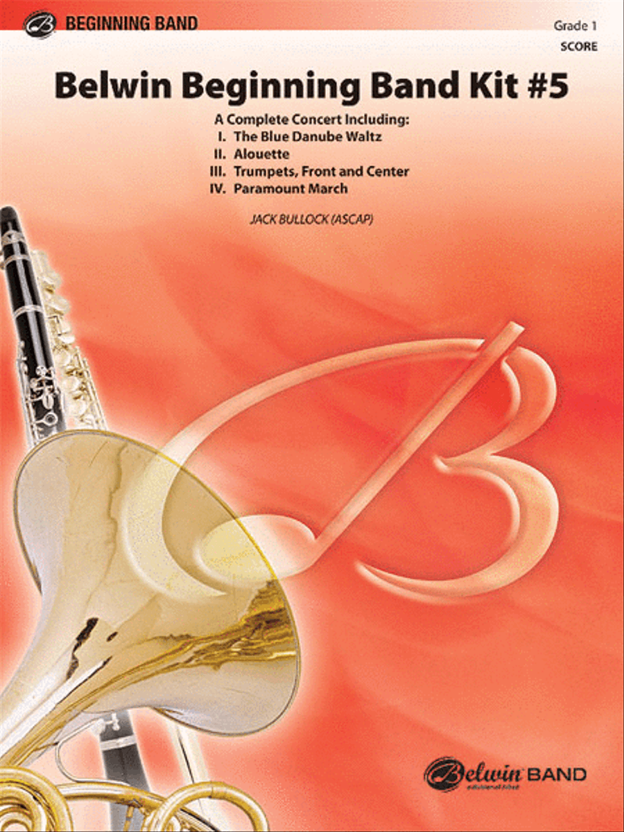 Belwin Beginning Band Kit #5 Concert Band scores gallery preview page 1