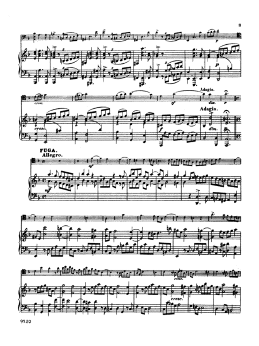 Sonata No. 2 in D Minor Sonata No. 2 in D Minor Small Ensemble scores gallery preview page 4