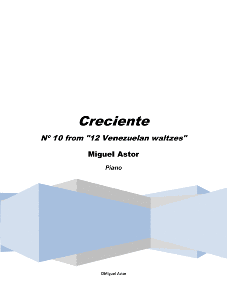 Creciente ("Crescent") - Venezuelan waltz Nº 10 image number null