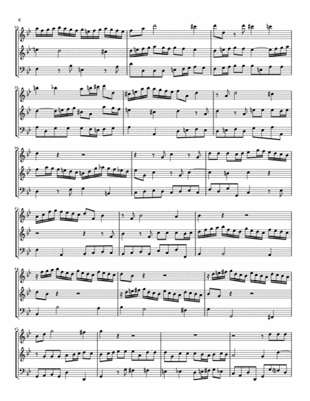 Quantz Trio Sonata in G Minor for Flute, Violin and Continuo, QV 2:34 image number null