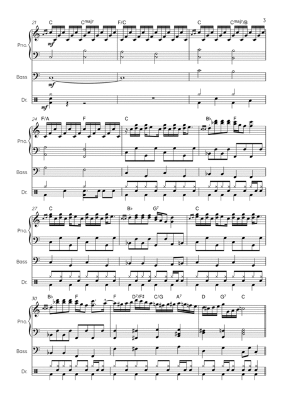 Root Beer Rag Bass Voice scores gallery preview page 3