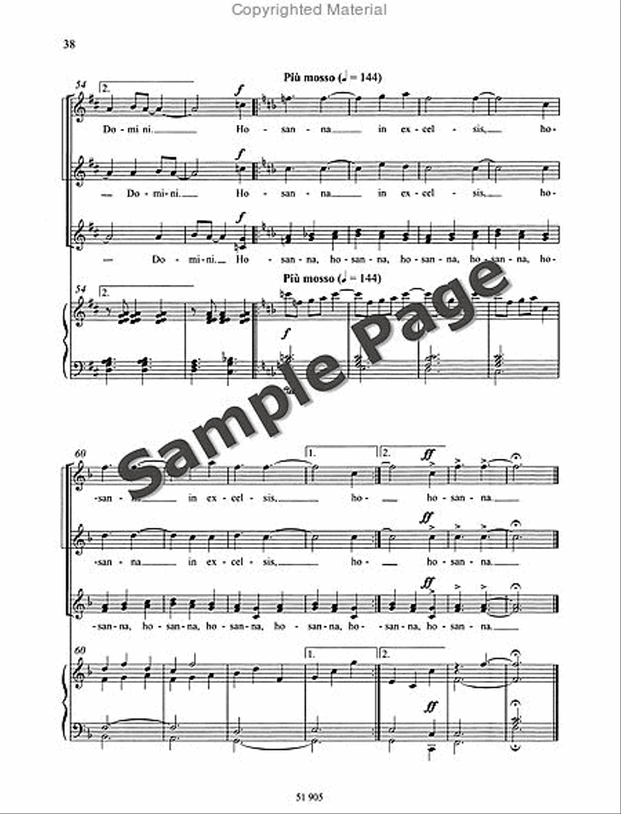 Missa Brevis Missa Brevis SSAA scores gallery preview page 39