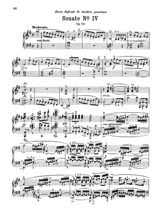 Weber: Four Piano Sonatas