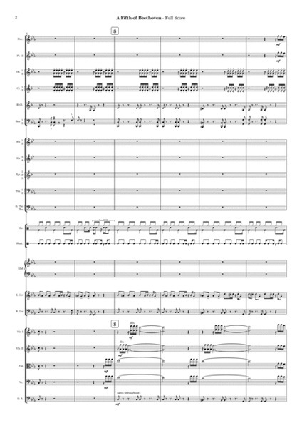 A Fifth Of Beethoven by Walter Murphy Full Orchestra - Digital Sheet Music
