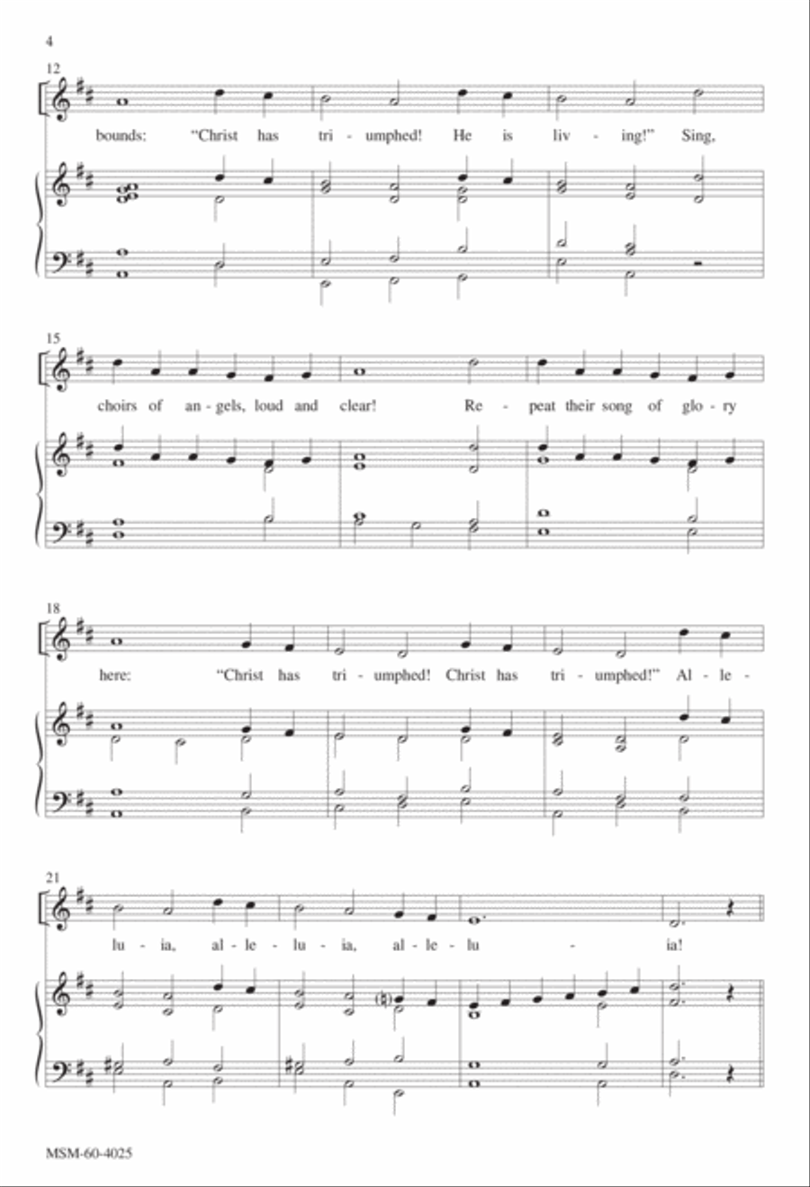 Now All the Vault of Heaven Resounds 3-Part scores gallery preview page 3